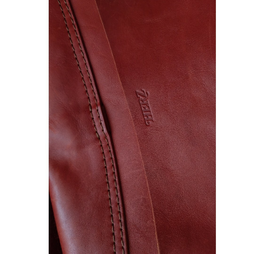 HERZ - HERZ ヘルツ ソフトショルダーバッグS レッド RD 革 HERZ - HERZ ヘルツ ソフトショルダーバッグS レッド RD 革