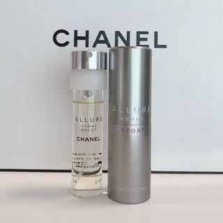 シャネル(CHANEL)の【シャネル】⭐️アリュールオムスポーツEEトラベルスプレイEDP 本体&レフィル(香水(男性用))