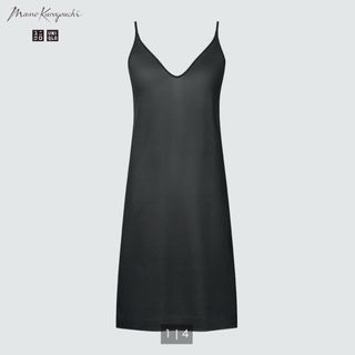 ユニクロ(UNIQLO)のUNIQLO mame kurogouchi シアースリップ(ひざ丈ワンピース)