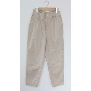 ザラ(ZARA)の【春夏物 新入荷】●ZARA/ザラ●コットンパンツ/長ズボン/ロングパンツ/クロップド丈/ウエストゴム ベージュ レディース S【中古】春夏 825042(その他)