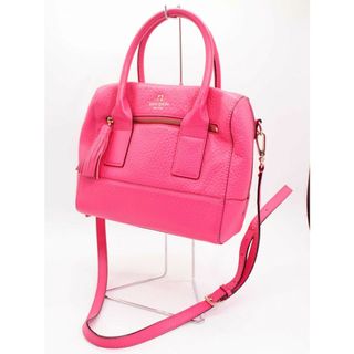 ケイトスペードニューヨーク(kate spade new york)の【新入荷】『kate spade new york/ケイトスペード ニューヨーク』レザー2WAYバッグ/ショルダーバッグ/ハンドバッグ/カジュアル/オシャレ/BAG/鞄 ピンク×ゴールド/ピンク×金 レディース  【中古】 春夏秋冬  325042(メッセンジャーバッグ)