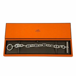 エルメス(Hermes)のHERMES エルメス シェーヌダンクル シルバー ブレスレット TGM 13コマ ブレスレット 正規品 / 34502(ブレスレット)