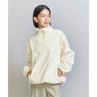 ビューティアンドユースユナイテッドアローズ(BEAUTY&YOUTH UNITED ARROWS)の【OFF WHITE】フリース ハイネック ジップ プルオーバー(その他)