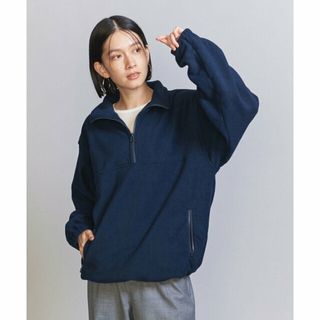 ビューティアンドユースユナイテッドアローズ(BEAUTY&YOUTH UNITED ARROWS)の【NAVY】フリース ハイネック ジップ プルオーバー(その他)