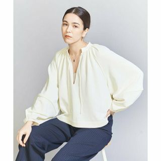 BEAUTY&YOUTH UNITED ARROWS - 【OFF WHITE】ディープ Vネック チュニック -ウォッシャブル-