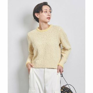 ユナイテッドアローズ(UNITED ARROWS)の【CREAM】スパンコール ファンシーツイード ニット(ニット/セーター)