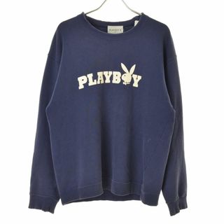 プレイボーイ(PLAYBOY)の【PLAYBOY】90s ロゴ長袖スウェット(スウェット)