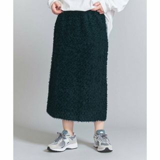 ビューティアンドユースユナイテッドアローズ(BEAUTY&YOUTH UNITED ARROWS)の【DK.GREEN】ジャカードフリンジ Iライン スカート(ロングスカート)