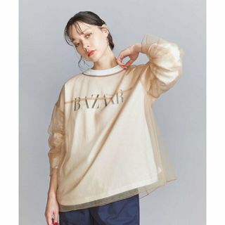 ビューティアンドユースユナイテッドアローズ(BEAUTY&YOUTH UNITED ARROWS)の【BEIGE】ナイロンチュール レイヤード プルオーバー2 -ウォッシャブル-(ミニワンピース)