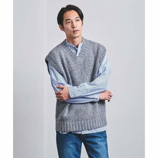 ユナイテッドアローズ(UNITED ARROWS)の【LT.GRAY】Vネック ニットベスト(その他)