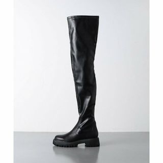 ユナイテッドアローズ(UNITED ARROWS)の【BLACK】ストレッチサイハイブーツ(その他)