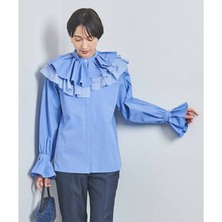 ユナイテッドアローズ(UNITED ARROWS)の【LT.BLUE】タック ギャザー ブラウス(シャツ/ブラウス(長袖/七分))