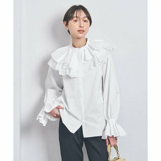 ユナイテッドアローズ(UNITED ARROWS)の【WHITE】タック ギャザー ブラウス(シャツ/ブラウス(長袖/七分))