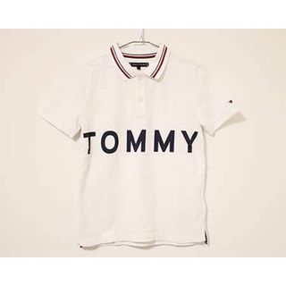 トミーヒルフィガー(TOMMY HILFIGER)の【夏物 新入荷!】〓トミーヒルフィガー/TOMMY HILFIGER〓140cm 半袖ポロシャツ 白×青×赤【中古】 子供服 キッズ kids  ジュニア 女の子 男の子 夏 tops 425042(その他)