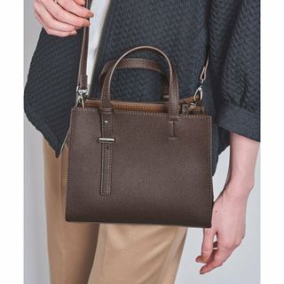 ユナイテッドアローズ(UNITED ARROWS)の【DK.BROWN】ナローハンドル ミニトートバッグ(ショルダーバッグ)