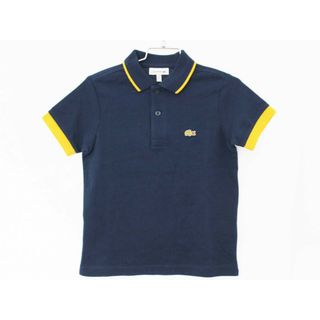 ラコステ(LACOSTE)の【夏物 新入荷!】新品 未使用品[ラコステ/LACOSTE]104cm 半袖ポロシャツ 紺×黄色 子供服 キッズ kids 男の子 夏 tops 425042(その他)