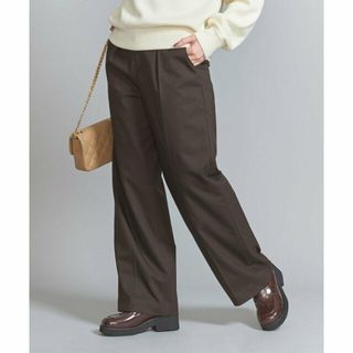 ビューティアンドユースユナイテッドアローズ(BEAUTY&YOUTH UNITED ARROWS)の【DK.BROWN】ウールライク タック ストレートパンツ(その他)