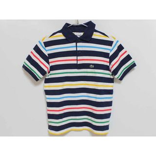 ラコステ(LACOSTE)の【夏物 新入荷!】‡ラコステ/LACOSTE‡152cm 半袖ポロシャツ 白×紺【中古】子供服 キッズ kids ジュニア 男の子 夏 tops 425042(その他)