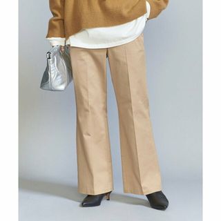 ビューティアンドユースユナイテッドアローズ(BEAUTY&YOUTH UNITED ARROWS)の【BEIGE】コットンチノフレアパンツ -ウォッシャブル-(チノパン)