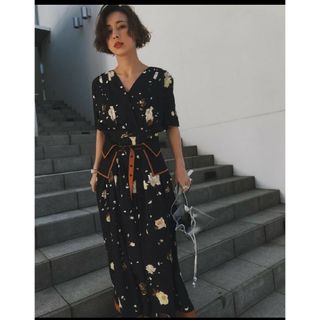 アメリヴィンテージ(Ameri VINTAGE)のAmeri vintage☆AMY BELL DRESS　美品(ロングワンピース/マキシワンピース)