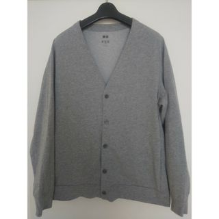 ユニクロ(UNIQLO)のUNIQLO ユニクロ エアリズム UVカット カーディガン グレー L(カーディガン)