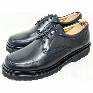 ハッシュパピー(Hush Puppies)の美品展示品 Hush Puppies 25.5 レザーUチップシューズ ブラック(ドレス/ビジネス)