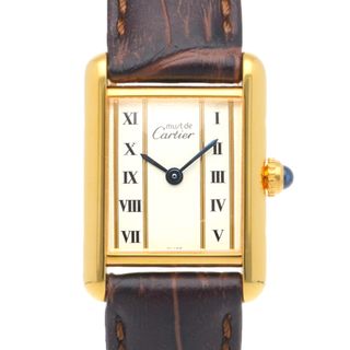 カルティエ(Cartier)のカルティエ マストタンク 腕時計 時計 シルバー925 5057001 クオーツ レディース 1年保証 CARTIER  中古(腕時計)