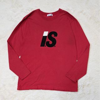 ISSEY MIYAKE - 80s I.S. イッセイミヤケ ロゴプリント 長袖Tシャツ シングルステッチ