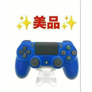 PlayStation4 - 美品 PS4 コントローラー DUALSHOCK4 純正 ブルー　b-1453