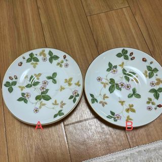 ウェッジウッド(WEDGWOOD)のウェッジウッド ワイルドストロベリー  14.5cm2枚セット(食器)