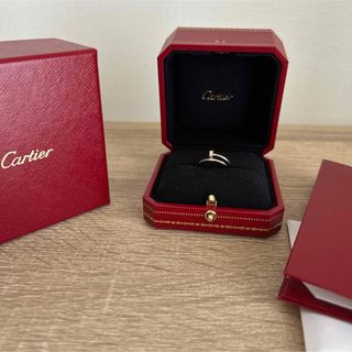 カルティエ(Cartier)のカルティエ、Cartier、ジュストアンクルリング、スモール、ホワイトゴールド(リング(指輪))