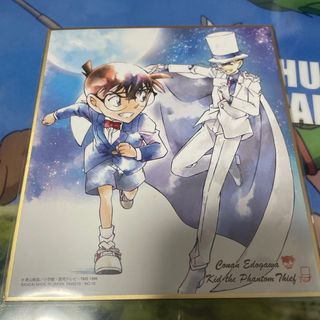 メイタンテイコナン(名探偵コナン)の怪盗キッド 江戸川コナン ミニ色紙(キャラクターグッズ)