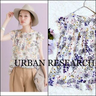 URBAN RESEARCH - 美品✨URBAN RESEARCHアーバンリサーチ　フローラルプリントブラウス