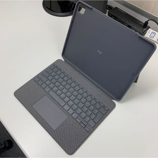 ロジクール(Logicool)のCombo Touch iPadPro12.9用　最新モデルiK1275GRAr(PC周辺機器)