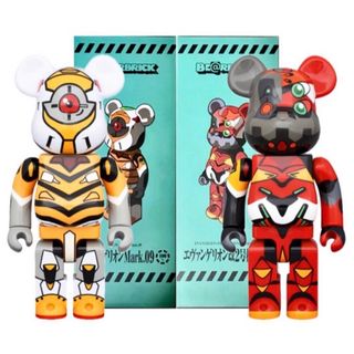 メディコムトイ(MEDICOM TOY)のBE@RBRICK エヴァンゲリオンMark.09 改2号機γ 400％ セット(アニメ/ゲーム)