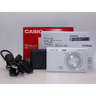 【外観特上級】CASIO デジタルカメラ EXILIM EX-ZR70WE ホワイト(コンパクトデジタルカメラ)