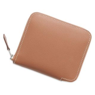 エルメス(Hermes)のエルメス コインケース アザップコンパクト シルクイン ゴールド/シルバー金具 エバーカラー B刻印(コインケース)