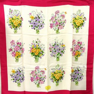 GUCCI - GUCCI グッチ 100% シルクスカーフ 花柄 イタリア製の GUCCI - GUCCI グッチ 100% シルクスカーフ 花柄 イタリア製の
