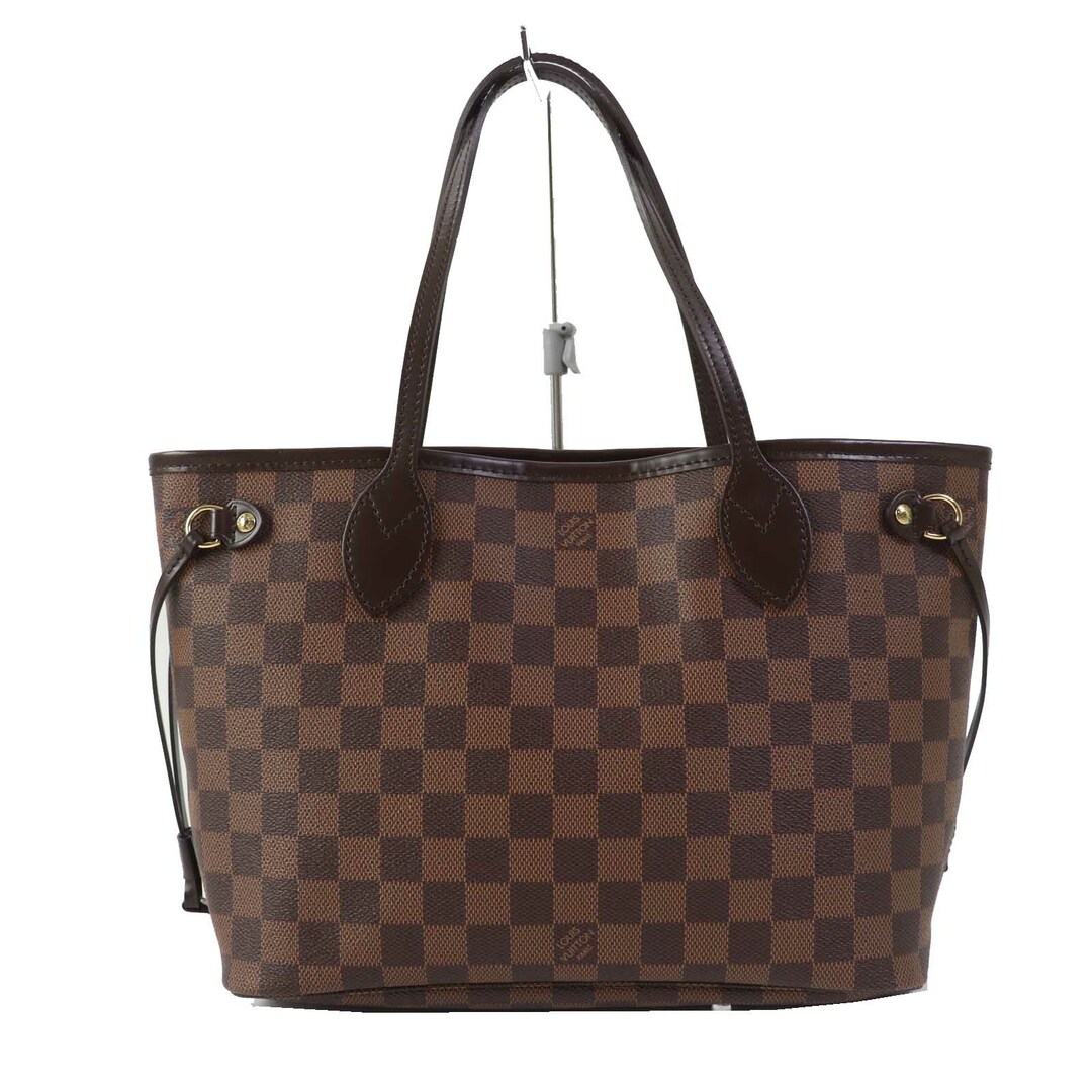 LOUIS VUITTON - 未使用品◎LOUIS VUITTON ルイヴィトン N51109 ネヴァーフル PM ダミエ・エベヌ トートバッグ ブラウン 箱・保存袋付き フランス製 レディース