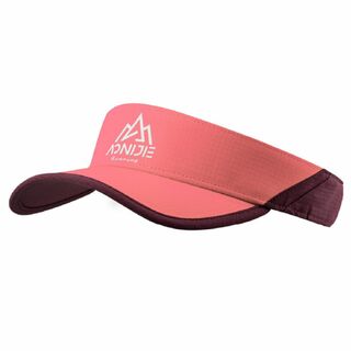 【色: ピンク】[JEELAD] サンバイザー キャップ テニスハット 野球帽 (その他)