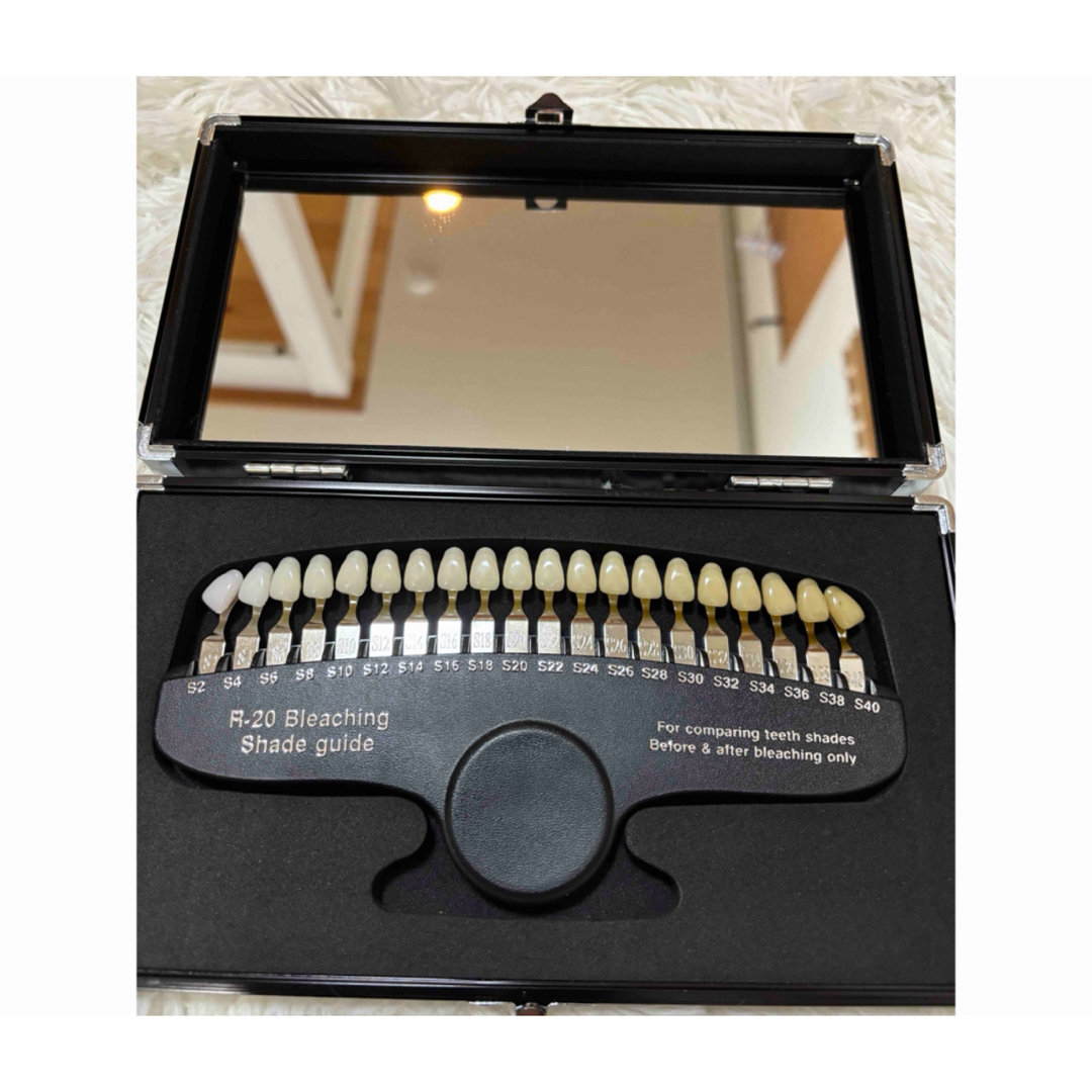 新品 即発送 歯 シェードガイド ホワイトニング 歯のトーンチェック コスメ/美容のオーラルケア(その他)の商品写真
