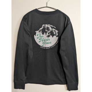 ザノースフェイス(THE NORTH FACE)のノースフェイス ロングスリーブフリーランリブクルー レディース Lサイズ 古着(Tシャツ(長袖/七分))