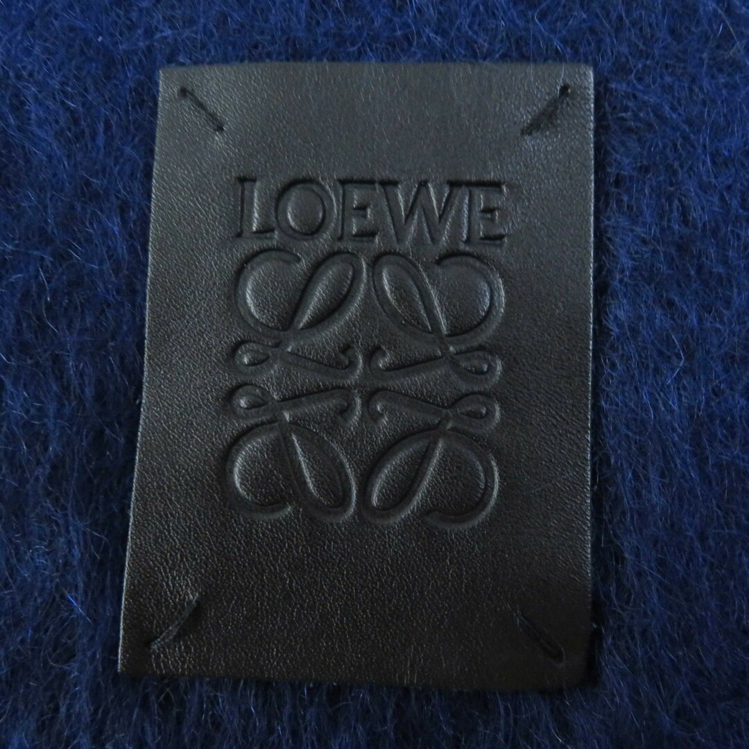 LOEWE - 極美品◎LOEWE ロエベ モヘア ウール レザーパッチ LOEWE - 極美品◎LOEWE ロエベ モヘア ウール レザーパッチ