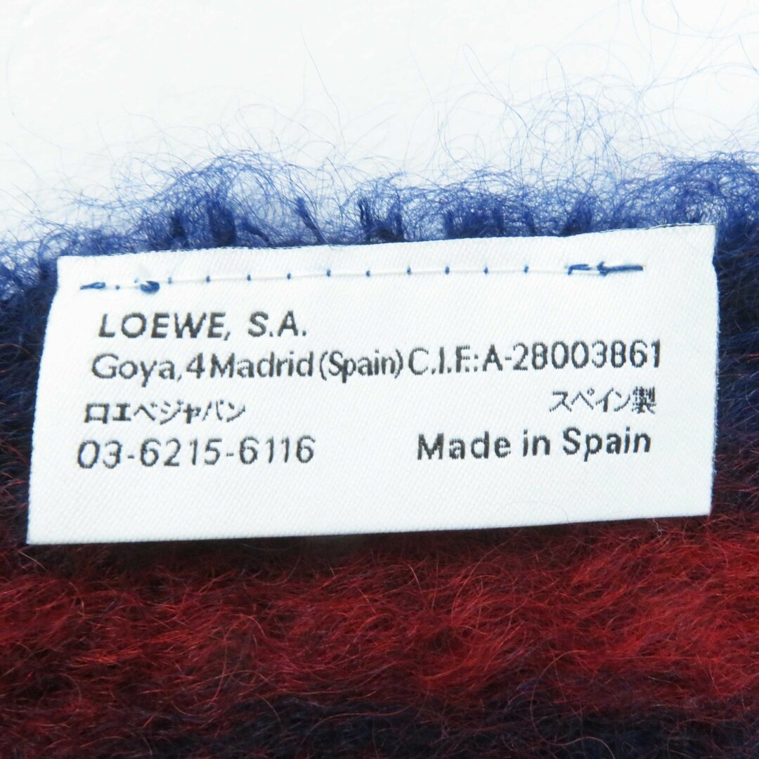 LOEWE - 極美品◎LOEWE ロエベ モヘア ウール レザーパッチ LOEWE - 極美品◎LOEWE ロエベ モヘア ウール レザーパッチ