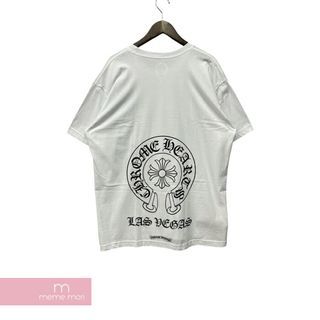 クロムハーツ(Chrome Hearts)のCHROME HEARTS Las Vegas Horseshoe Tee クロムハーツ ラスベガスホースシューTシャツ 半袖カットソー ラスベガス限定 ポケT ホワイト サイズXXL【240529】【新古品】【me04】(Tシャツ/カットソー(半袖/袖なし))