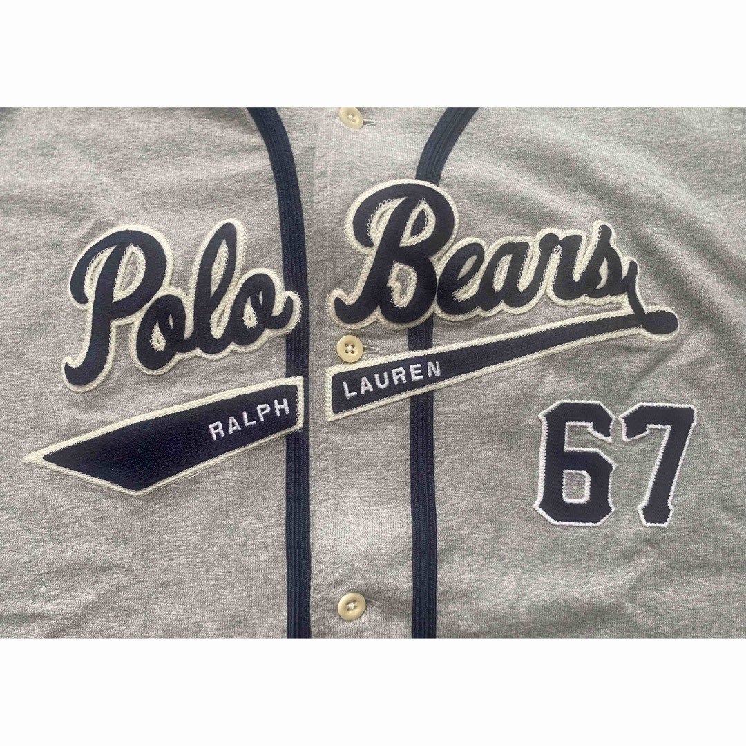 未使用 POLO BEAR BASEBALL SHIRT ベースボールシャツ L 未使用 POLO BEAR BASEBALL SHIRT ベースボールシャツ L