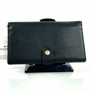 COACH - COACH　コーチ　スマホケース　財布　コンパクトウォレット　13943　レザー　黒