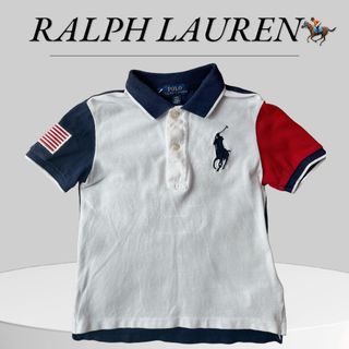 ラルフローレン(Ralph Lauren)のラルフローレン　キッズ　110 4T ポロシャツ　ビッグポニー　トリコロール(Tシャツ/カットソー)