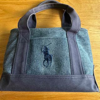 ポロラルフローレン(POLO RALPH LAUREN)のラルフローレン　ミニトートバッグ　デニム(トートバッグ)