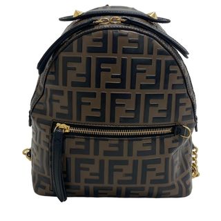 フェンディ(FENDI)のフェンディ FENDI リュック・デイパック
 ズッカ バイザウェイ 8BZ038 ブラウン(リュック/バックパック)